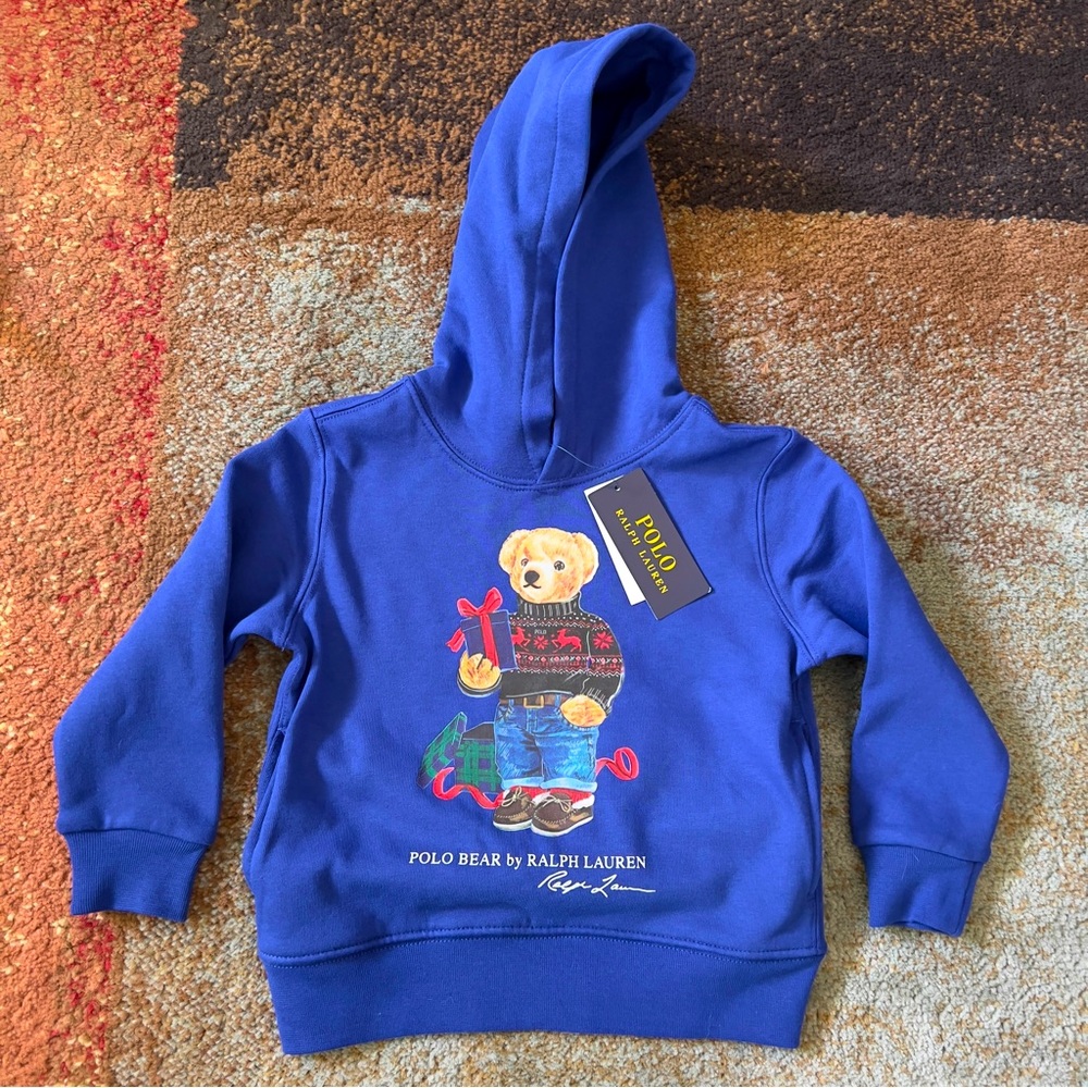 Polo Bear Fleece Hoodie kids